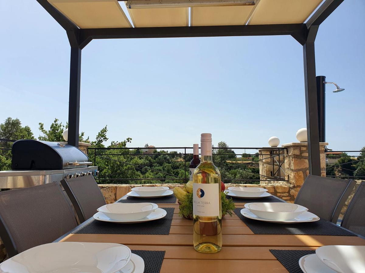 Natural View Villa With Private Pool Скулуфия Экстерьер фото