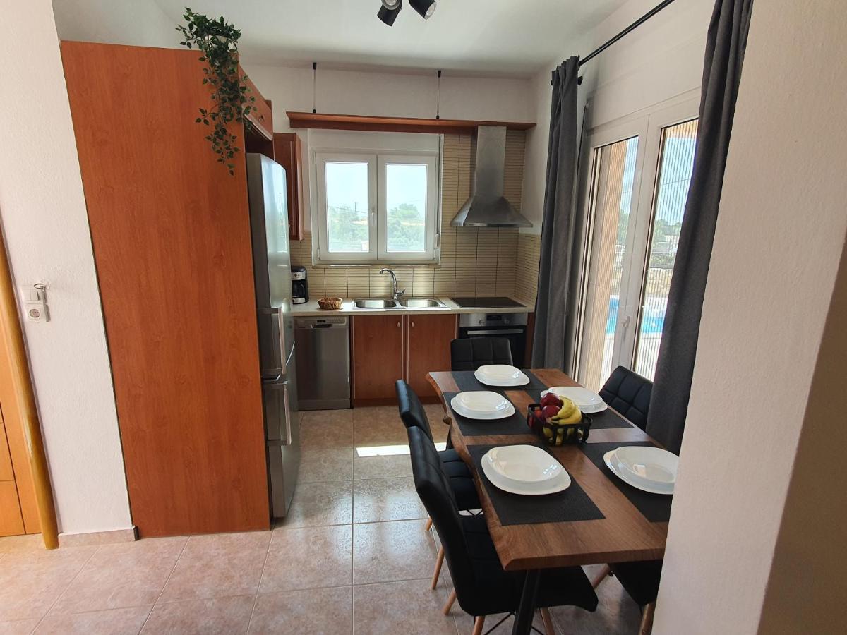 Natural View Villa With Private Pool Скулуфия Экстерьер фото