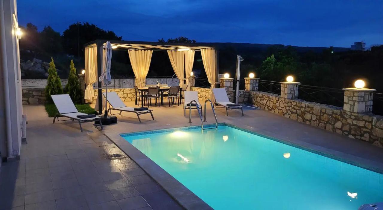 Natural View Villa With Private Pool Скулуфия Экстерьер фото