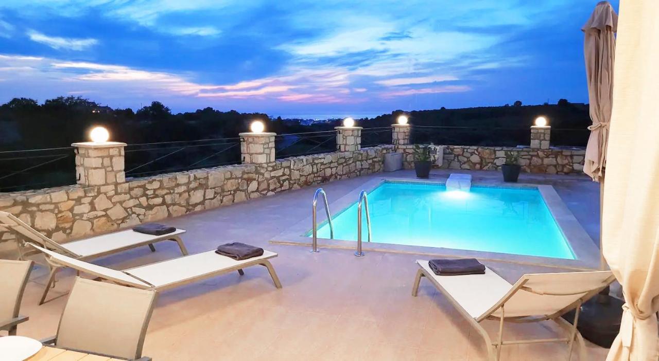 Natural View Villa With Private Pool Скулуфия Экстерьер фото